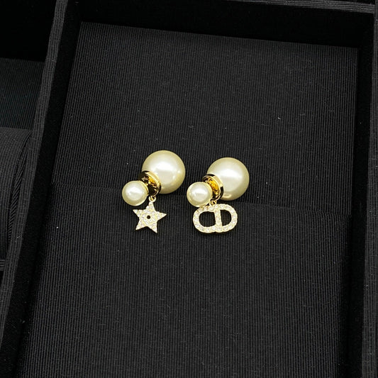 Elegant Girl Dove Pearl Earrings mysite