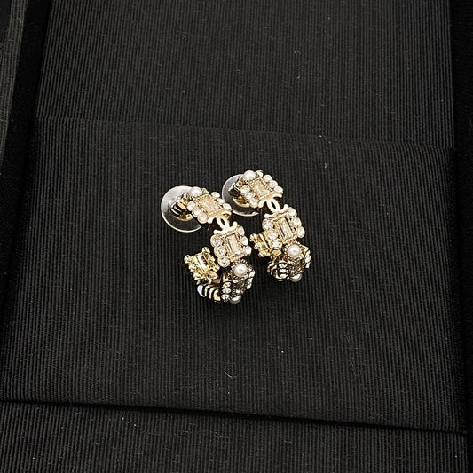 Mini CC Glitter Earrings mysite