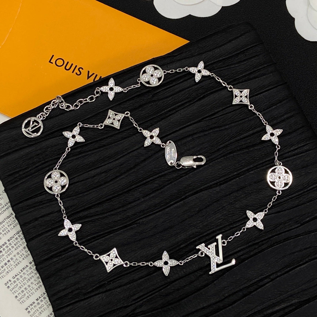 Diamond Glitter Love 3 Set (Earrings+Bracelet +Necklace) - Silver mysite