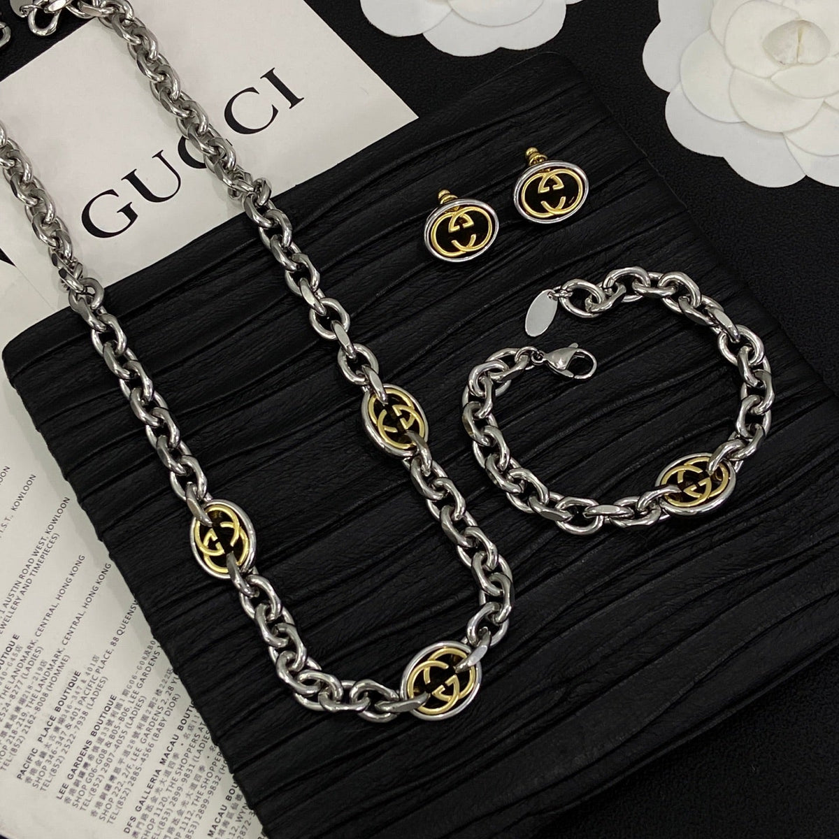 Good Vintage Girl Design 3 Set  (Earrings+Bracelet +Necklace) mysite