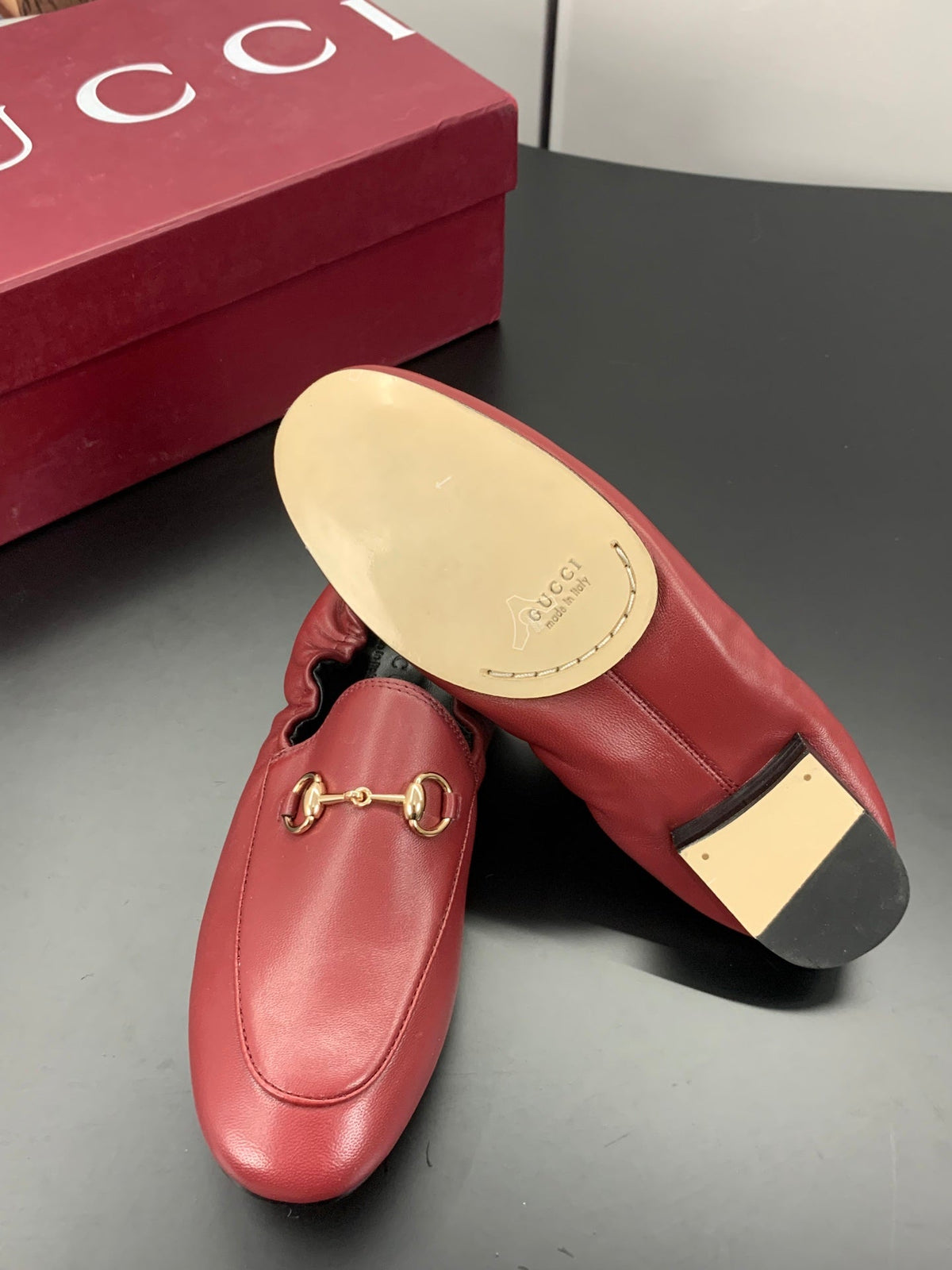 26S LOAFERS IN RED CALFSKIN mysite